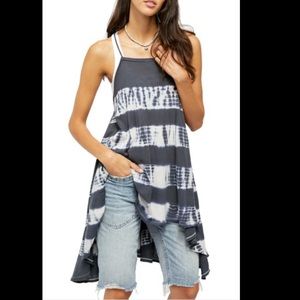 Free People Seashell Tie Dye Sleeveless Tunic